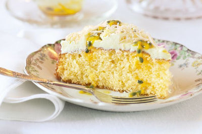 Coconut and Passion Fruit Cake