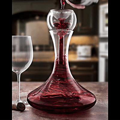 Sparkling Wine & Elegant Aerating Decanter Set - 1 bottle